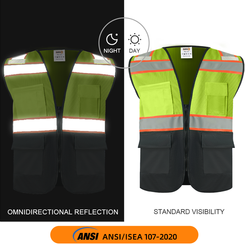 safety vest custom printed customized safety vest custom printed high visibility vest with ANSI/ISEA